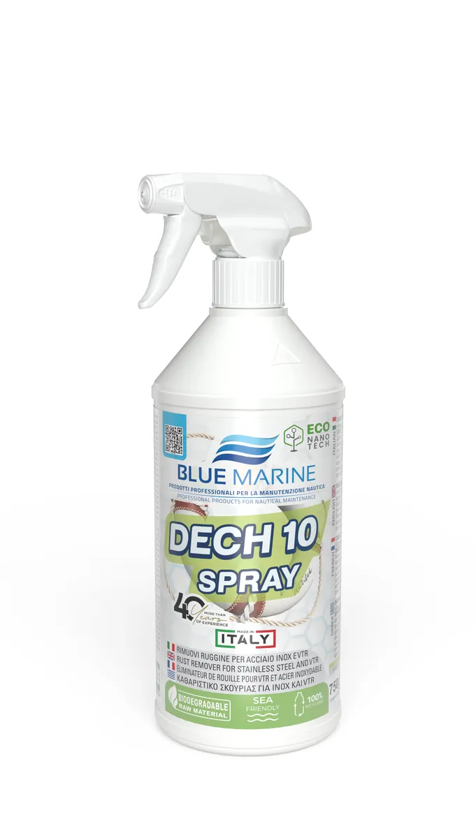 Sprej za uklanjanje hrđe za inox i stakloplastiku/VTR površine.